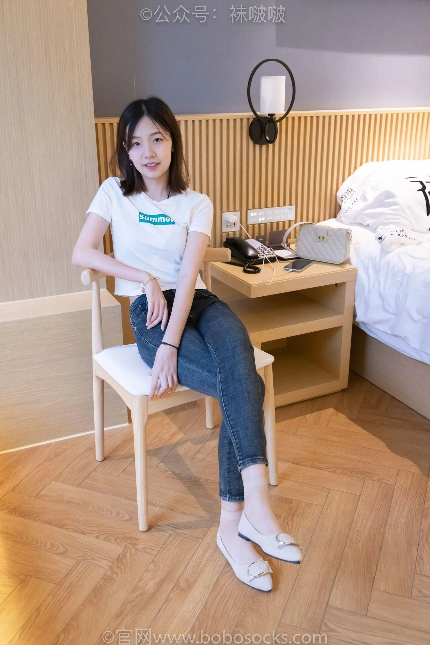 [BoBoSocks袜啵啵]NO.063 小甜豆-平底鞋、短肉丝 [155P]插图